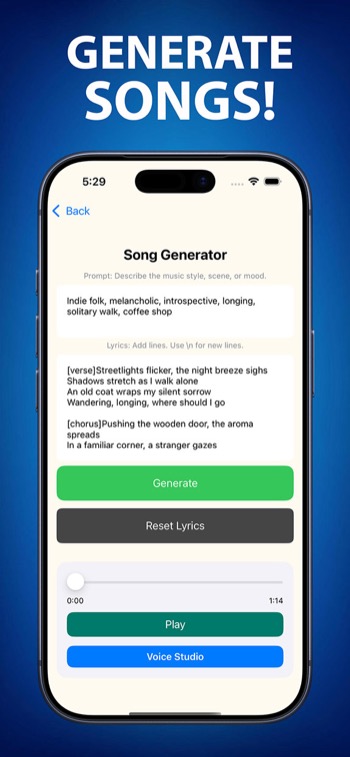 Fake Voice Screen